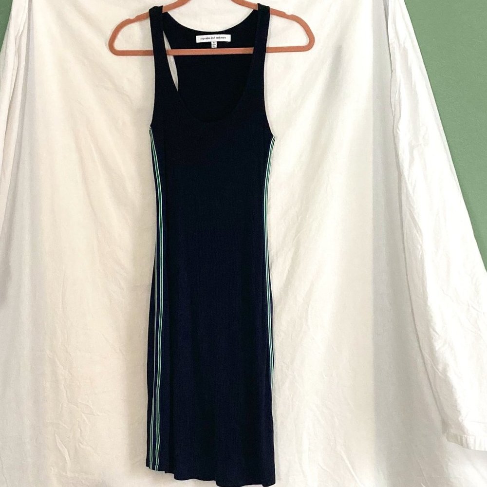 Cupcakes and Cashmere BodyCon Racerback Navy Dress Size Small